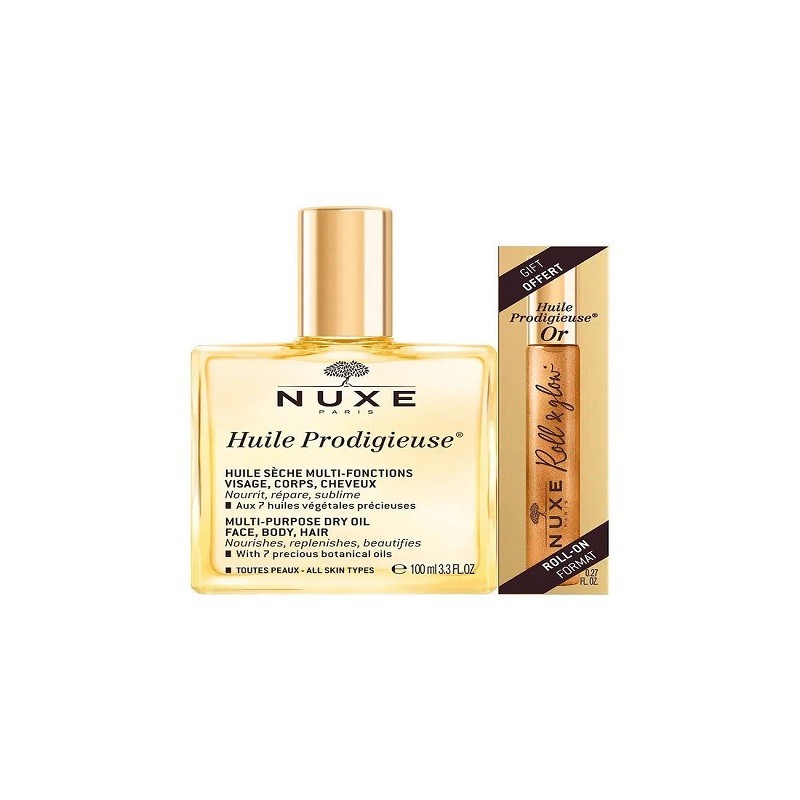 Nuxe - Nuxe Huile Prodigieuse 100 ml + Regalo Roll-on Or 8 ml