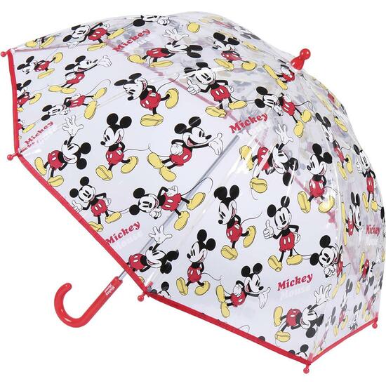 Cerdá Paraguas Manual POE Burbuja Mickey Original Infantil Resistente
