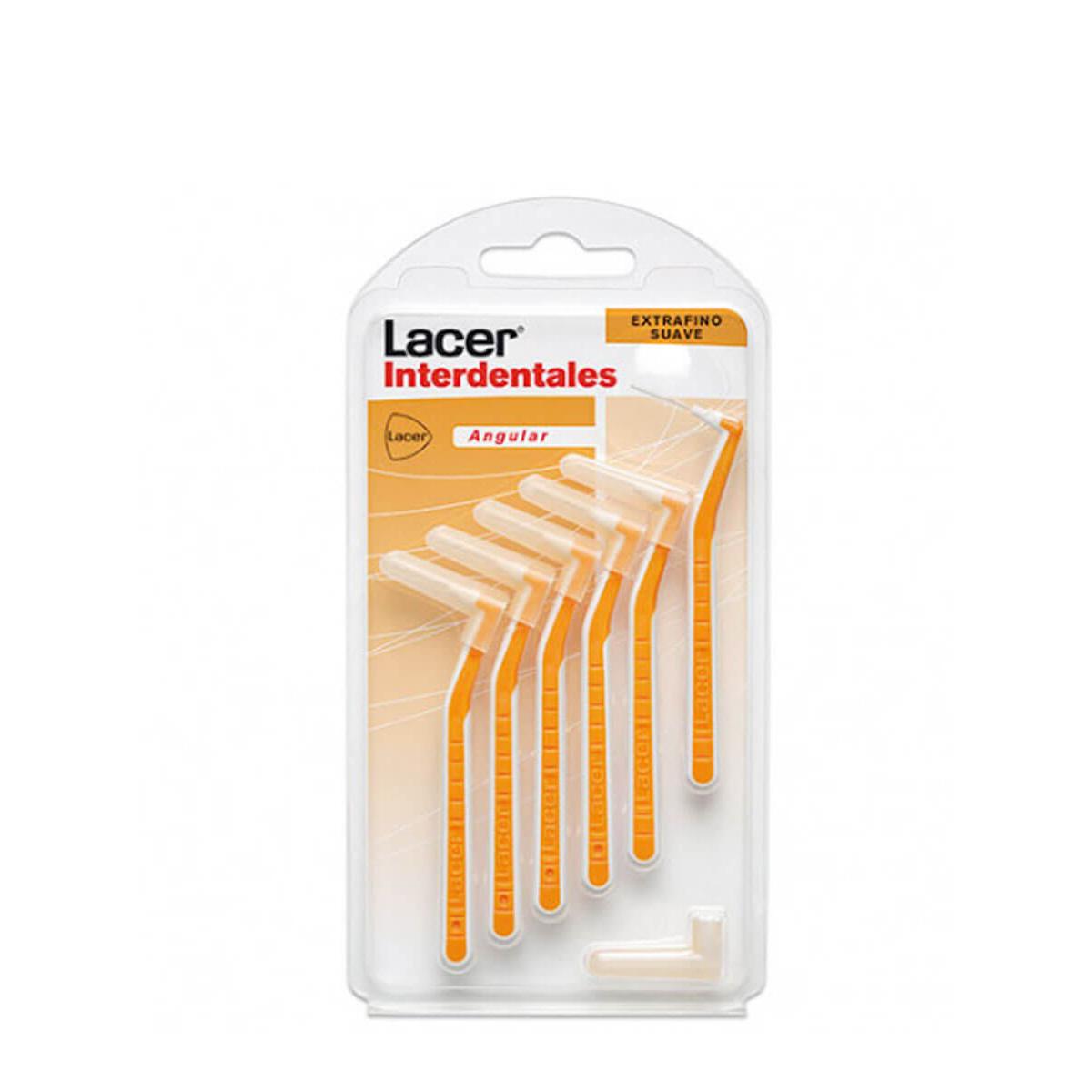 Lacer interdental angular extrafino suave 6 unidades