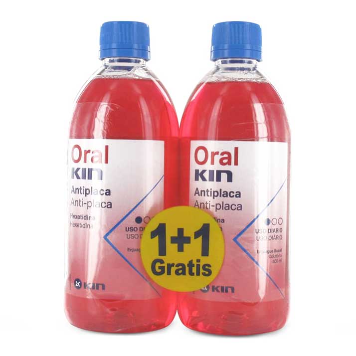 Kin Cosmetics Enjuague Bucal Oralkin 500 Ml Pack 2x1 - Protección Integral
