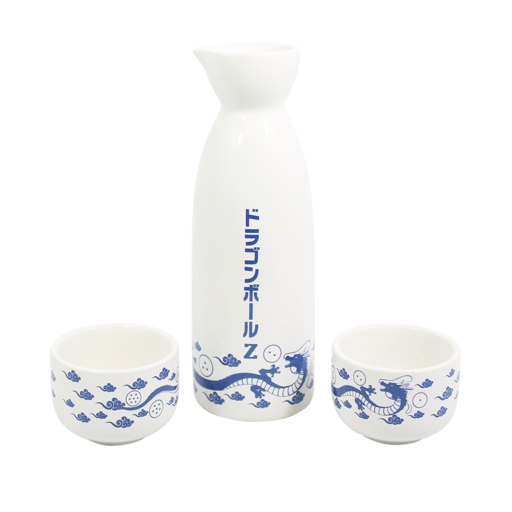 Set de Sake - Incluye una botella y dos vasos - Dragon Ball - JUST FUNKY