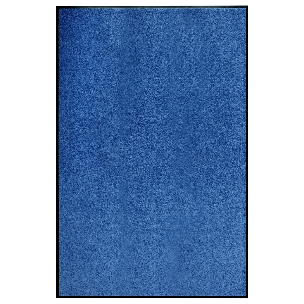 vidaXL Felpudo Lavable 120x180 cm Alfombra Entrada Pasillo Casa Puerta Color Azul,  cyan,  Antracita y mas