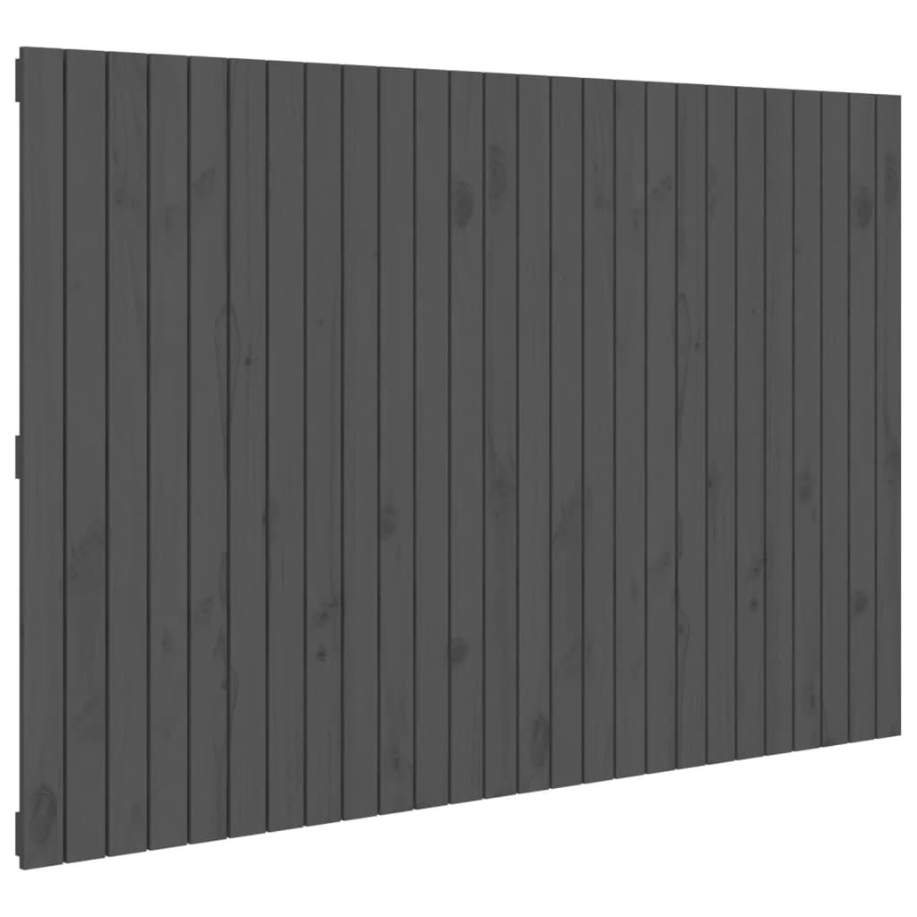 vidaXL Cabecero de cama de pared madera maciza de pino 166x3x110 cm