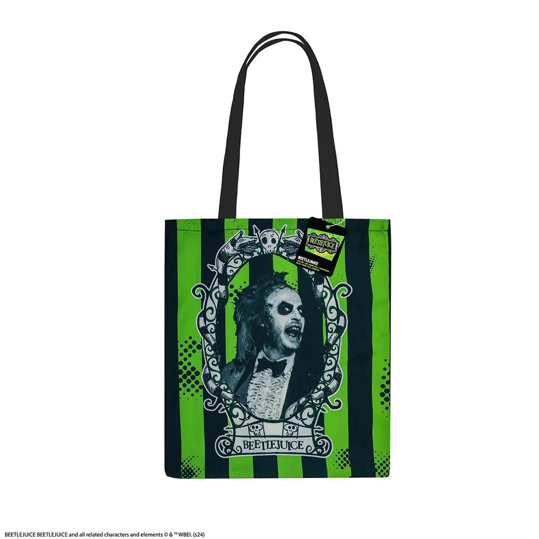 Tote Bag Beetlejuice a rayas - Cinereplicas