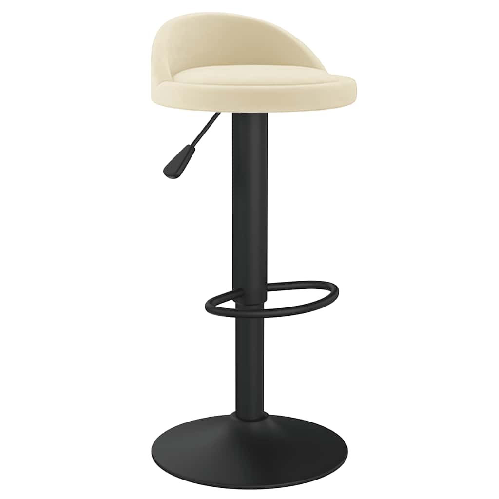 vidaXL Taburete de cocina de terciopelo color en color Crema/Azul/Negro y más | cómodas modernas ergonómicas para comedor cocina salón hogar
