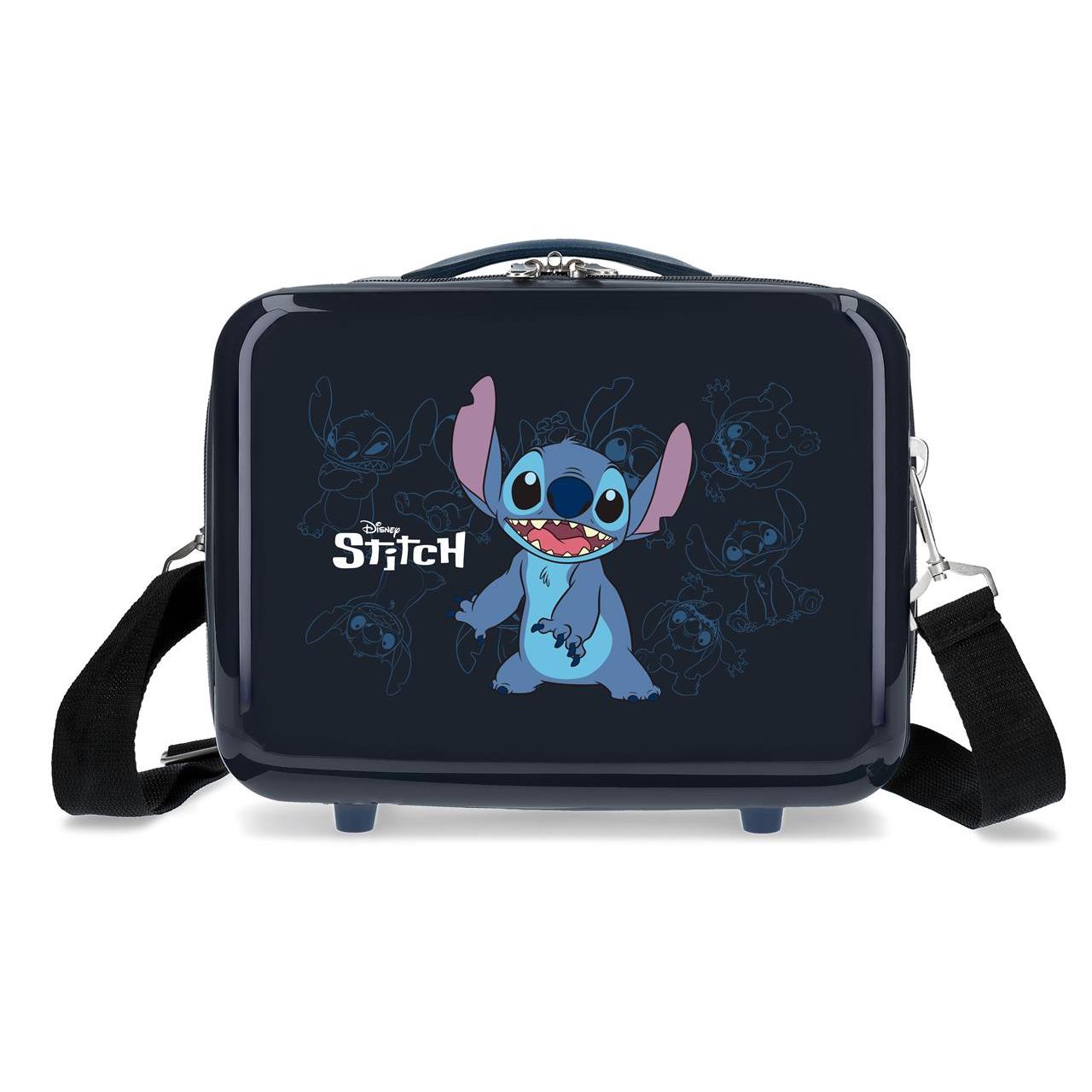 Disney Neceser De Viaje ABS Happy Sticth Negro