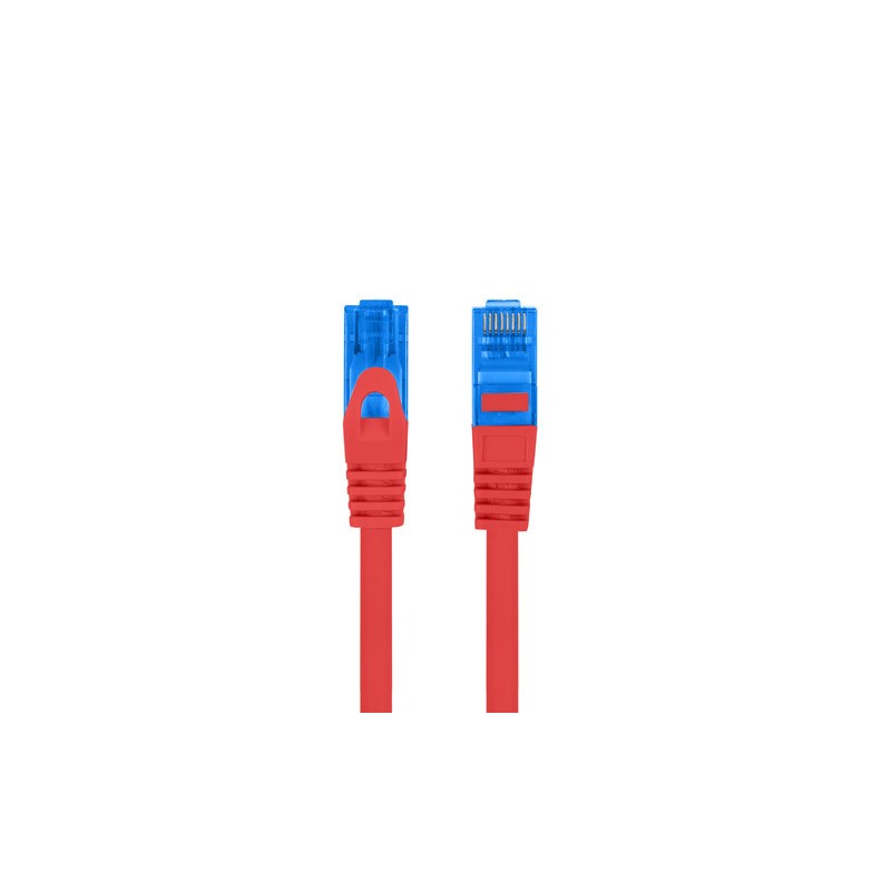 Lanberg - PCF6A-10CC cable de red Rojo 1 m Cat6a S/FTP (S-STP) PCF6A-10CC-0100-R