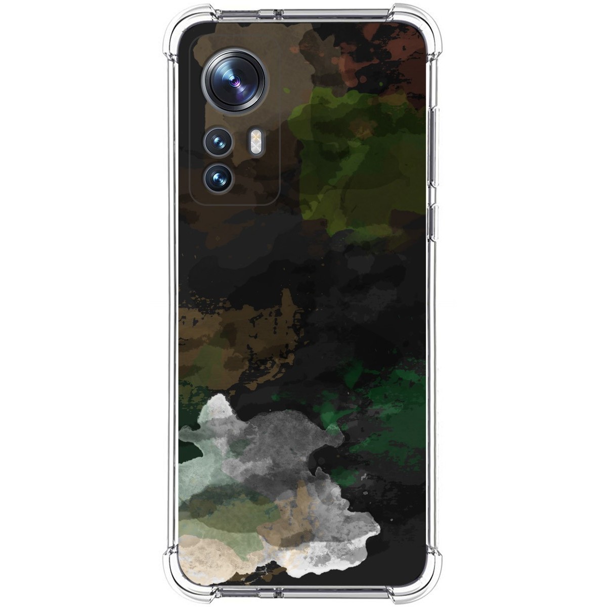 Funda Silicona Antigolpes para Xiaomi 12 / 12X 5G diseño Acuarela 12 Dibujos