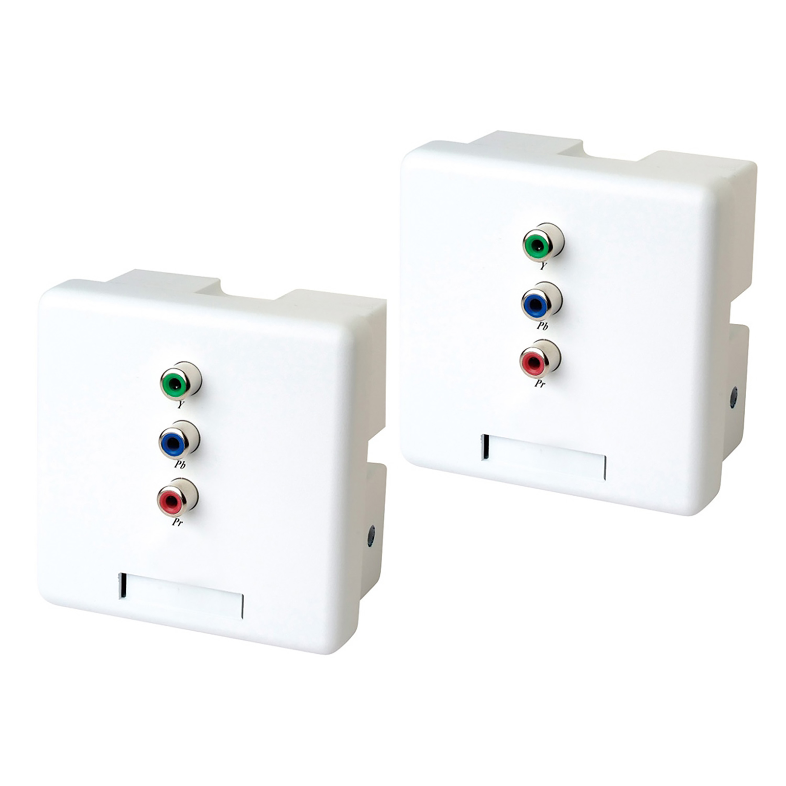 Extensor de vídeo YPbPr UTP Cat.5 pared emisor y receptor YW02 - BeMatik