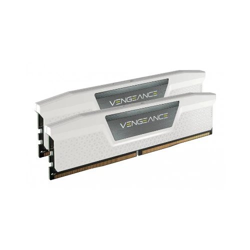 Corsair - Memoria RAM DDR5 Vengeance CMK32GX5M2E6000Z36W 32 GB (2×16 GB) 6000 MHz CL36 para PC gaming y multitarea intensiva, disipador térmico blanco