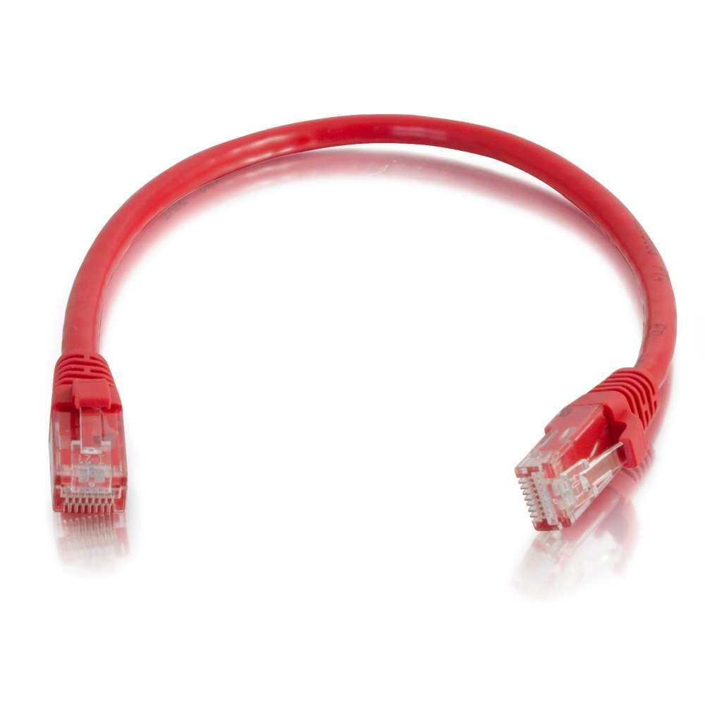 C2G Cables To Go Cat6 550Mhz Snagless Patch Cable - Cable De Interconexión - Rj-45 - 5 M - Moldeado, Trenzado, Sin Enganche - Rojo - Alta Velocidad