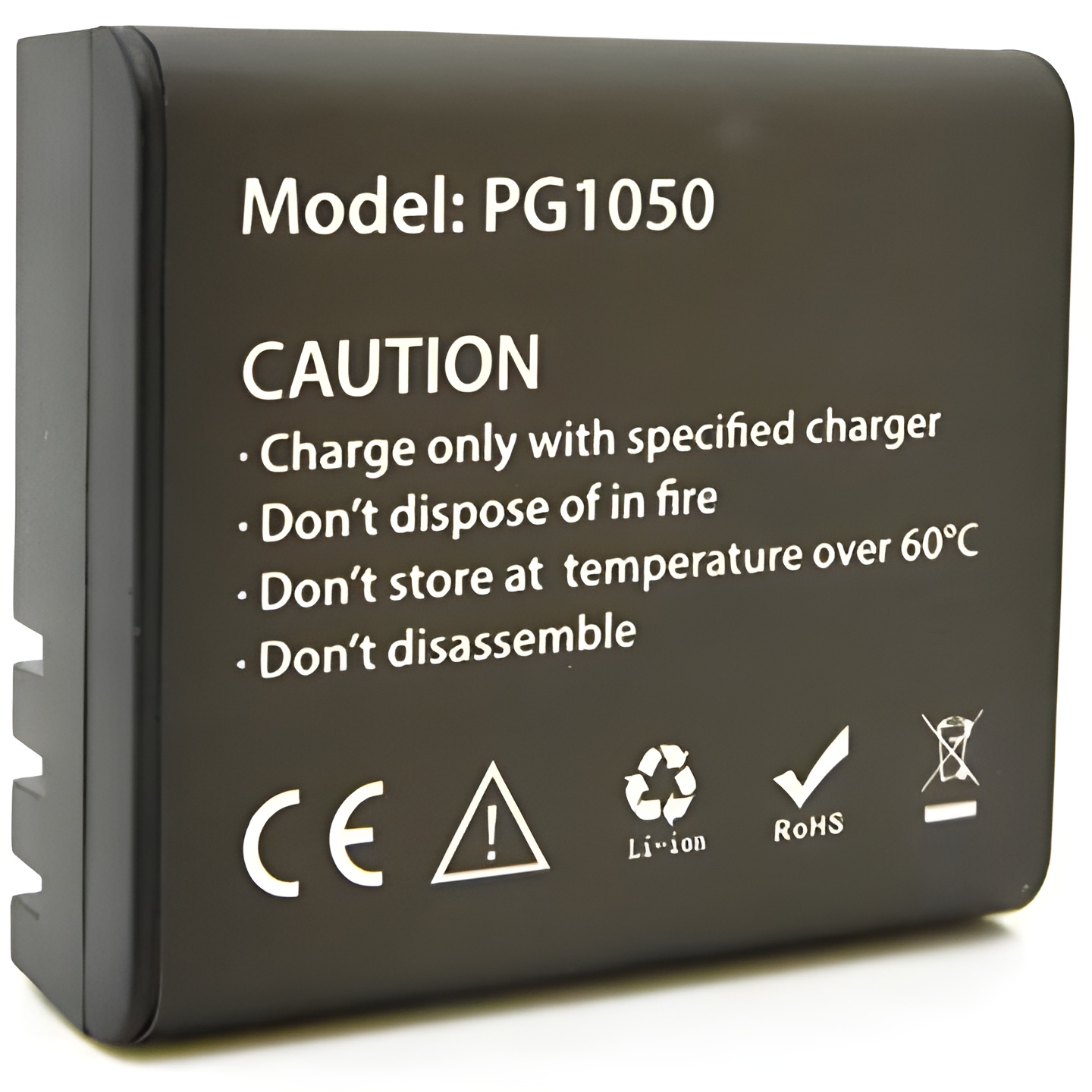 Easypix 1472 lithium-ion 1050mah 3.7v rechargeable battery - rechargeable battery (1050 mah, lithium-ion, 3.7 v, black)