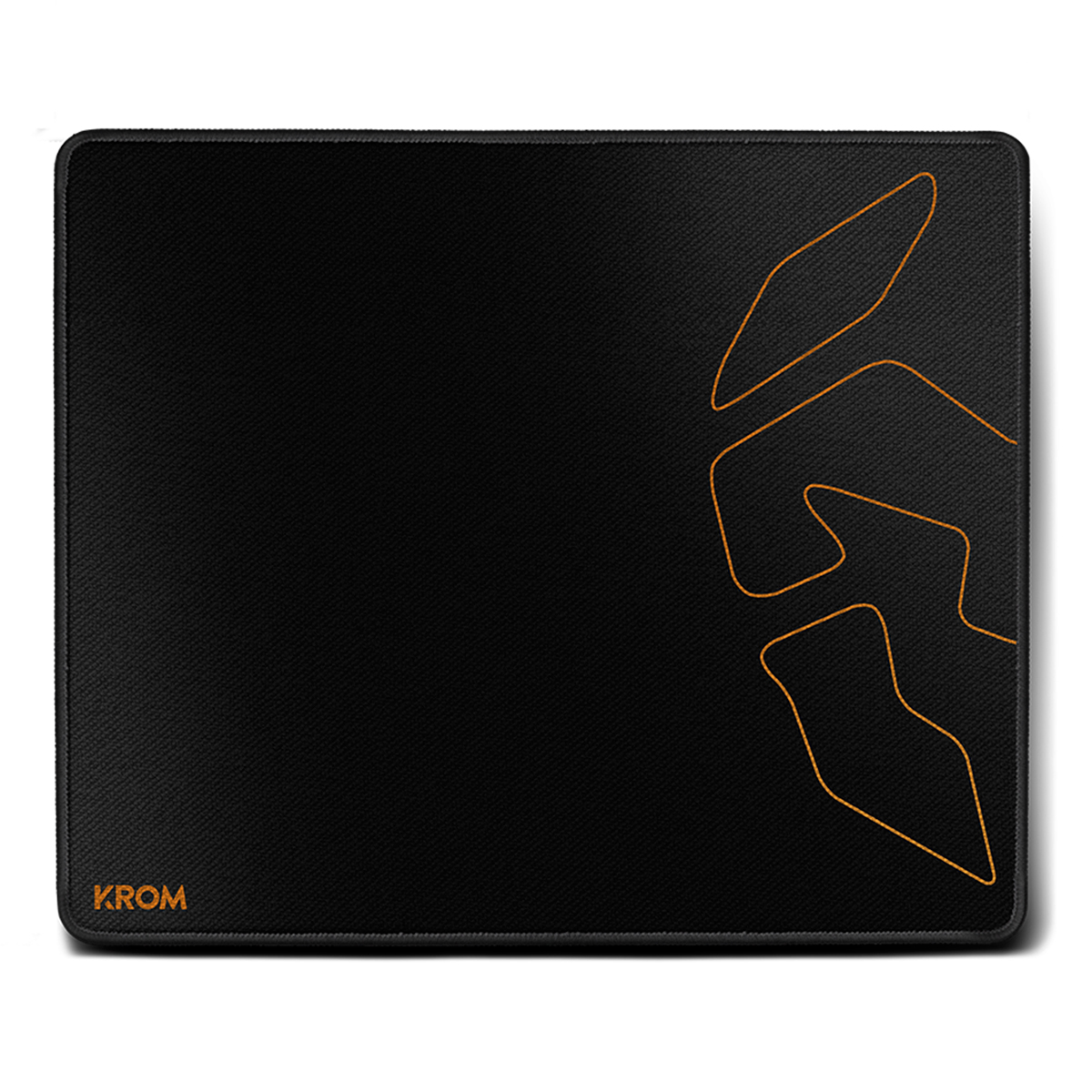 KROM KNOUT KONTROL- Alfombrilla Gaming Ordenador Juegos PC Mesa, Tamaño Mediano 230 x 270 x 3mm, Negro