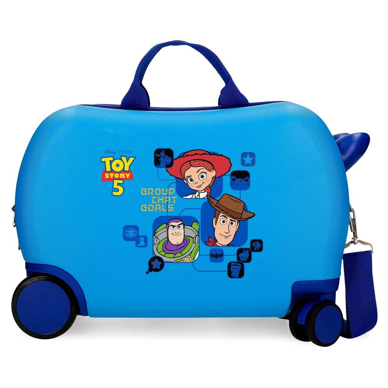 Disney - Maleta infantil Toy Story 45x31x20 cm de ABS resistente y ligero, con ruedas multidireccionales y cierre de combinación