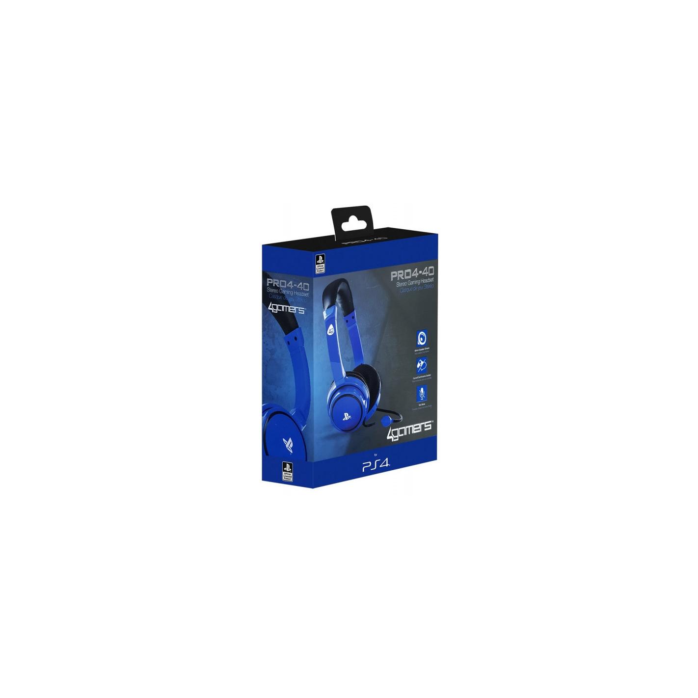 Auriculares Stereo Licenciado SONY PRO4 40 AZUL  PS4