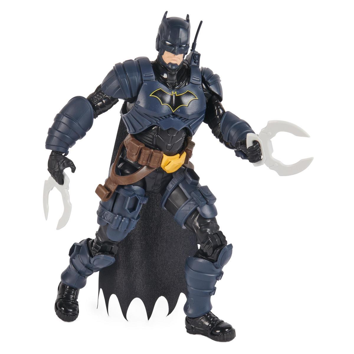 SPIN MASTER - BATMAN - DC COMICS - Muñeco Batman Articulado Coleccionable de 30 cm - Batman Adventures con 16 Accesorios y 17 puntos de Articulación - 6067399 - Juguete Niños +3 años