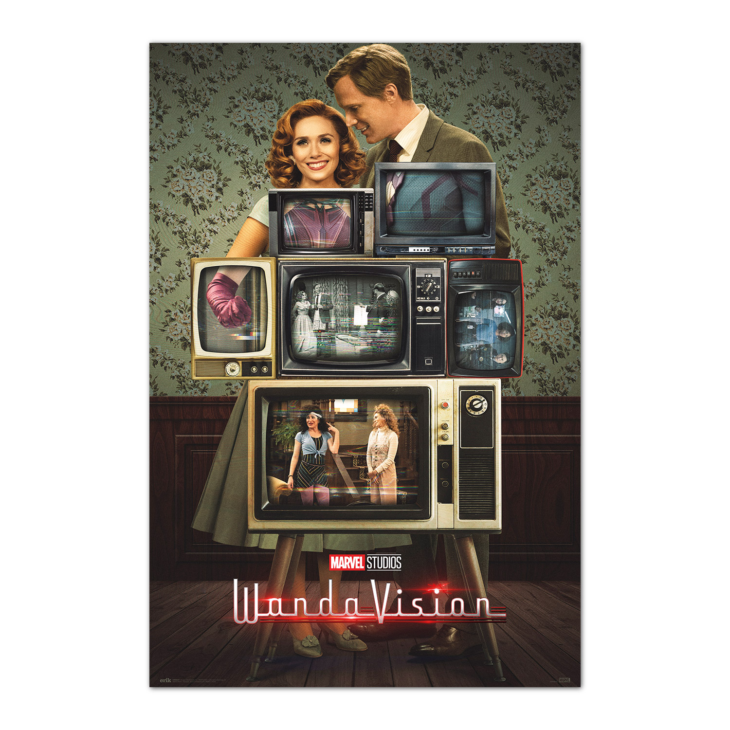 Poster marvel wandavision life on tv