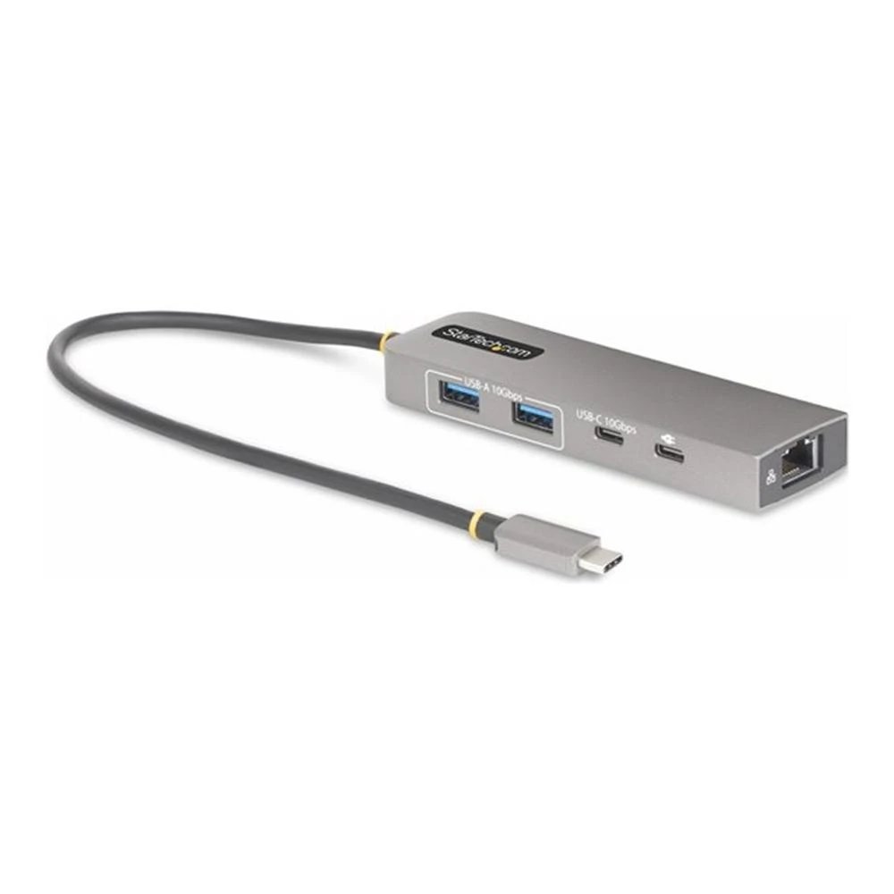 HUB Switch StarTech 10G2A1C25EPD-USB-HUB  | USB 3.2 Gen 2 (hasta 10 Gbps) y Ethernet 2.5GBASE-T (chipset Realtek RTL8156B), gris espacio