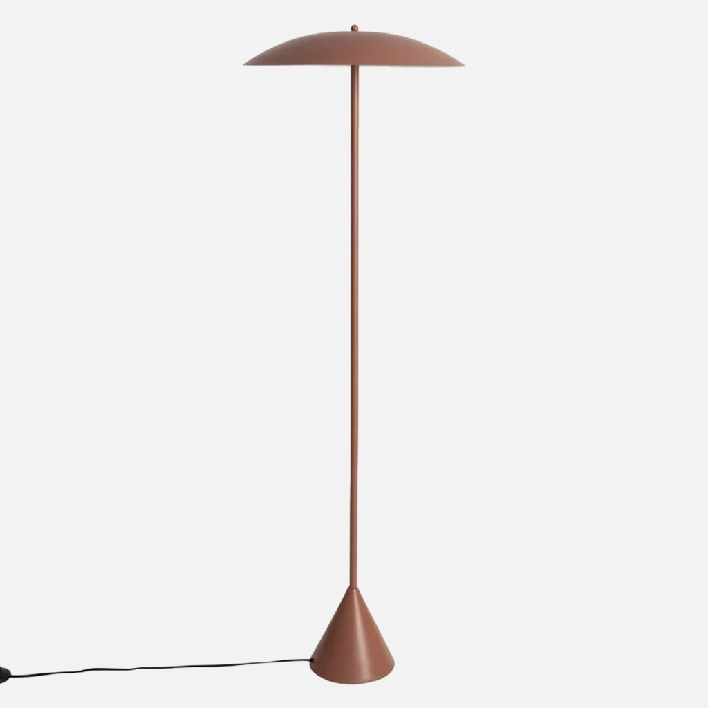 sweeek - Lámpara de pie interior metal, Ø50cm , Lyse , 50x50x155