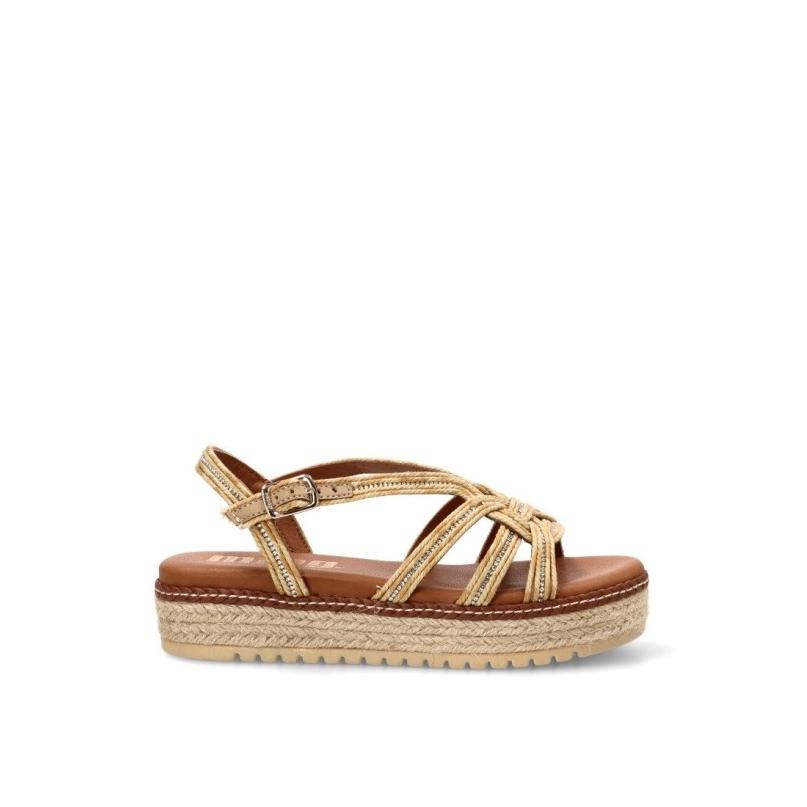 Sandalia Mustang - Mujer - Suela Doble - Modelo 51261 - Color Arena
