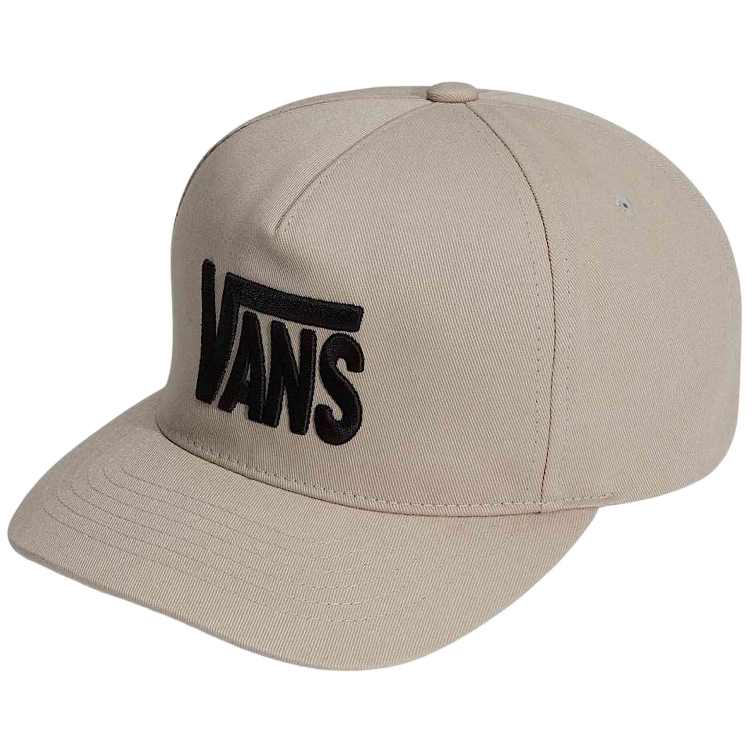 Gorra Vans modelo Stretch Logo Snapback oatmeal para hombre y mujer en color Beige