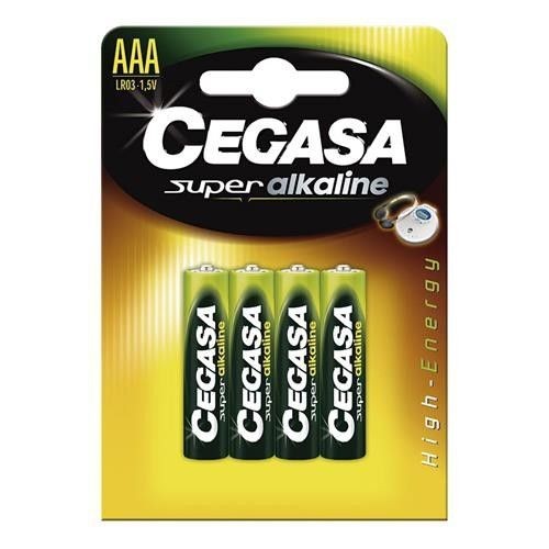 Pila Super Alcalina CEGASA Tipo AAA LR03 BL4