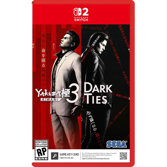 Juego Yakuza Kiwami 3 y Dark Ties para Nintendo Switch 2 - PREVENTA PAL EU - Nuevo Original Precintado - PREVENTA - Entrega a partir de 12/02/2026