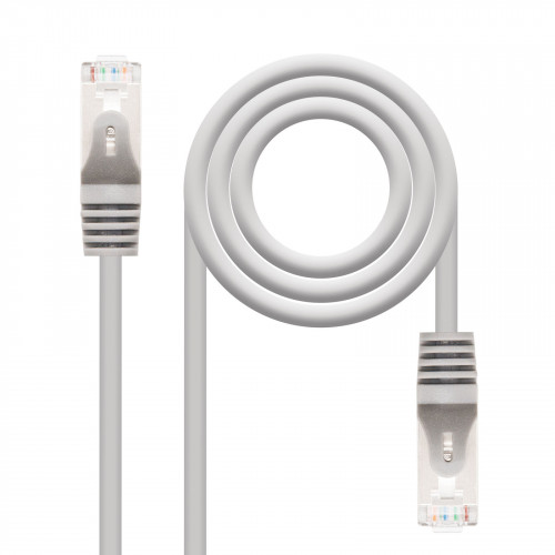 Nanocable 10m Cat6e cable de red Gris F/UTP (FTP)