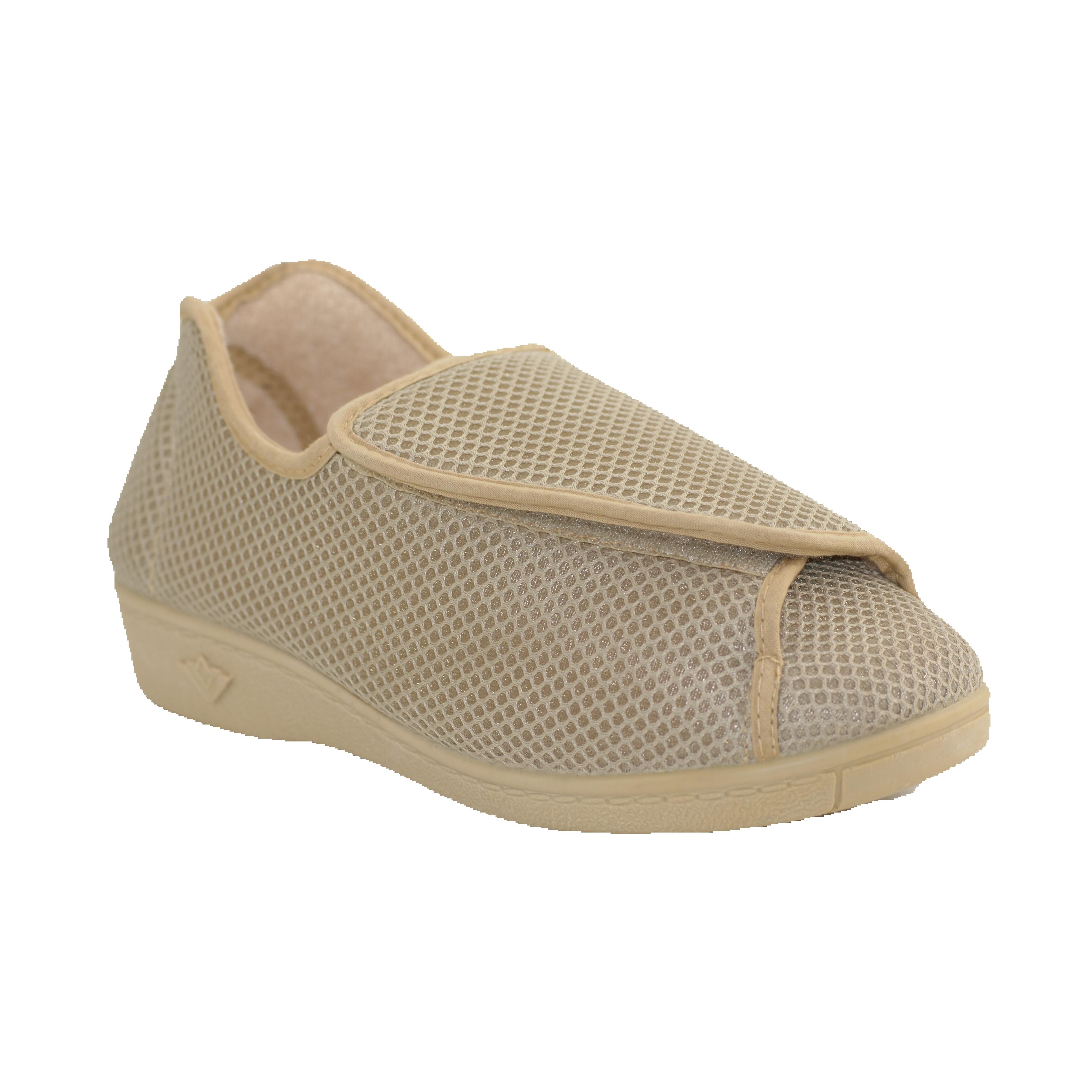 ALBEROLA ZAPATILLA ANATÓMICA BEIGE 622754 ANCHO ESPECIAL
