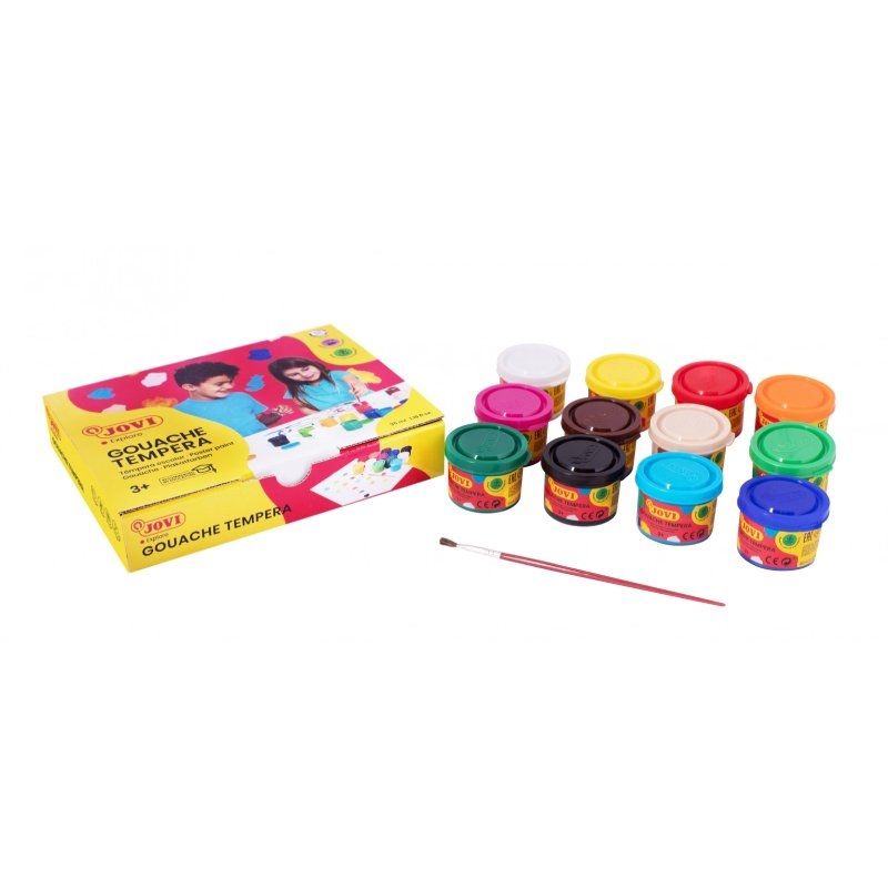 Estuche de temperas jovi gouache 512/ 12 unidades/ capacidad 35ml