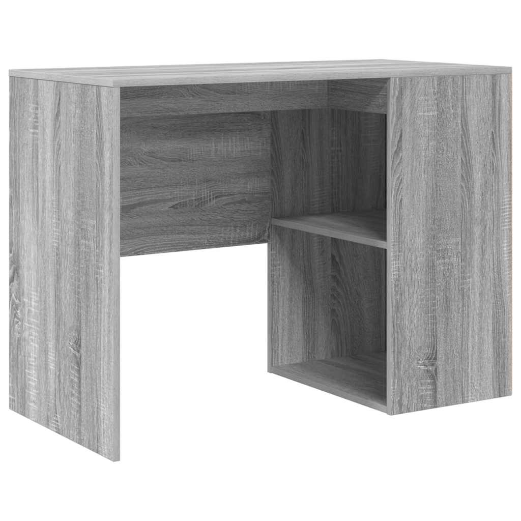 vidaXL Escritorio Gris Sonoma 102 x 50 x 75 cm Madera de ingeniería