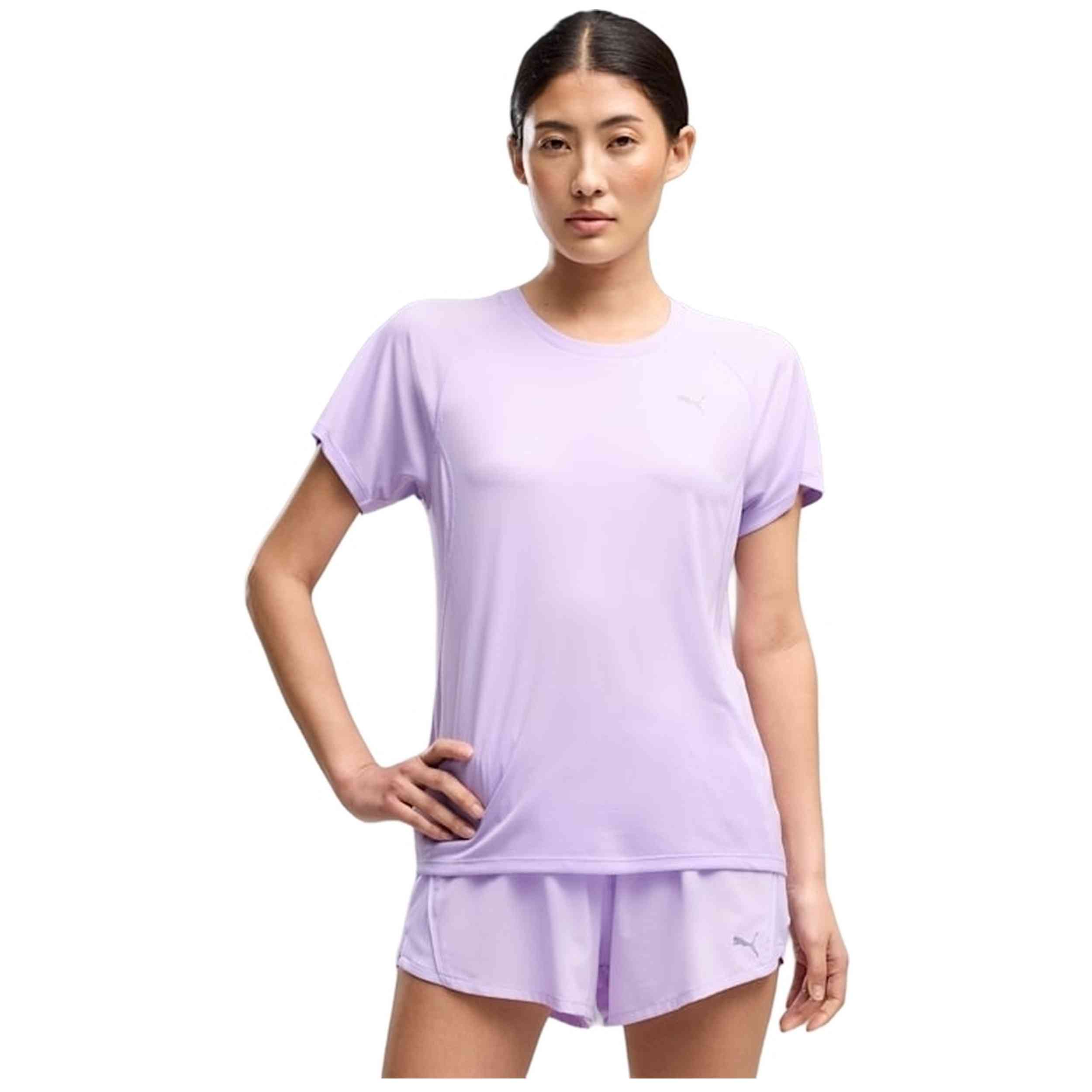 Camiseta Puma modelo W Run Velocity Tee ( en color Lila