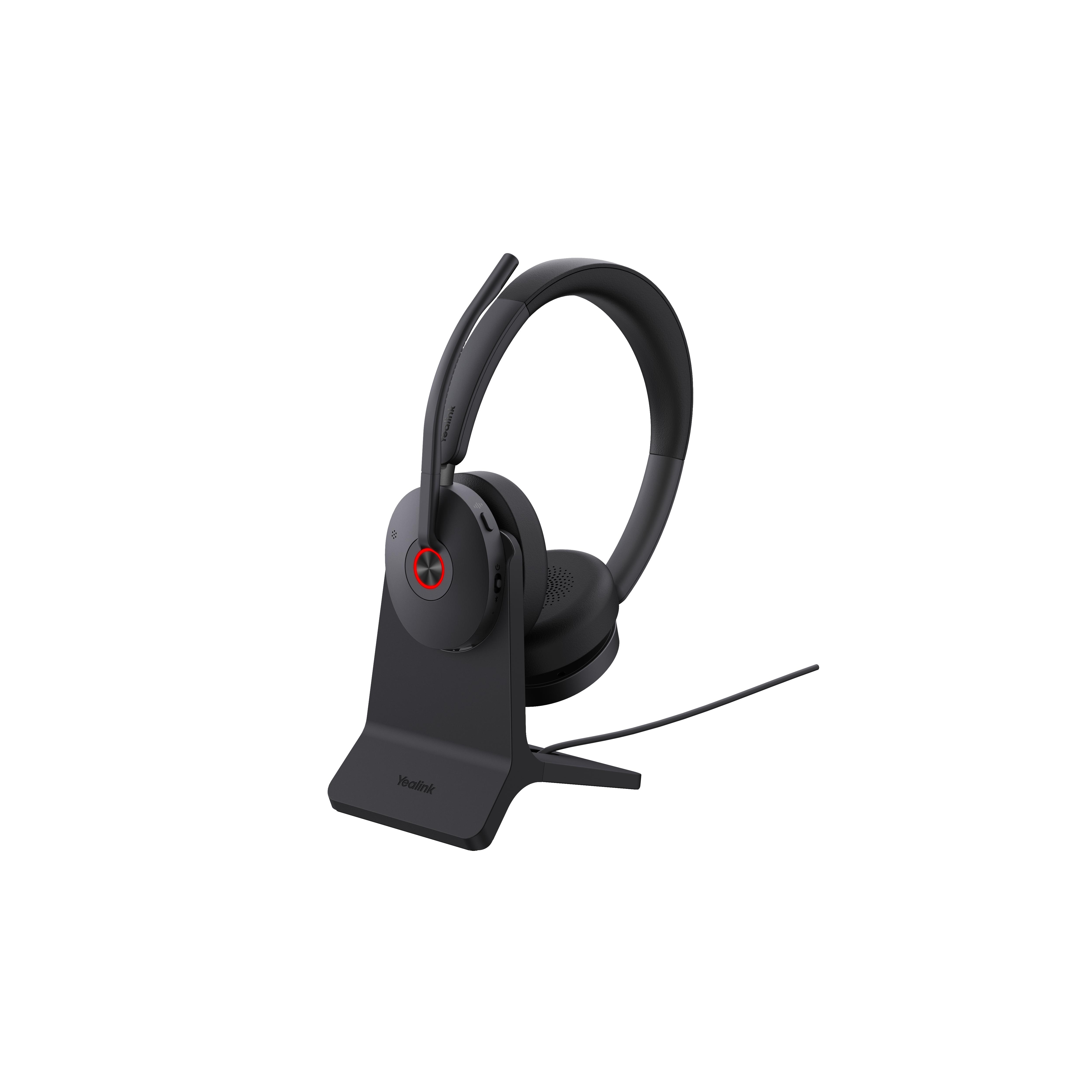 Yealink BH74 + Stand UC USB-C/A Auriculares Inalámbrico Diadema Oficina/Centro de llamadas USB Type-C / USB Type-A Bluetooth Base de carga Negro