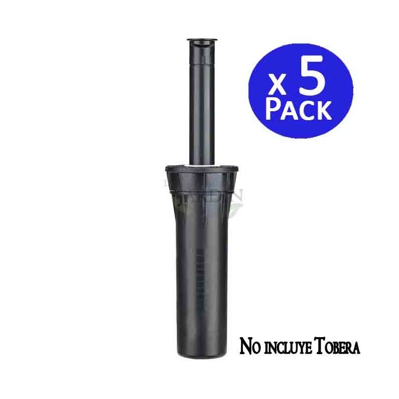 HUNTER Pack 5 Aspersor de Riego Hunter Pro Spray-04, Altura de Elevación 10 cm - Difusor de Riego PROS-04 - Riego de Jardin