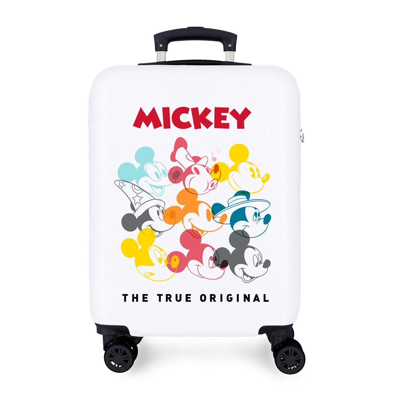 Maleta de cabina Disney Mickey & Minnie Magic blanco 55x37x20cm