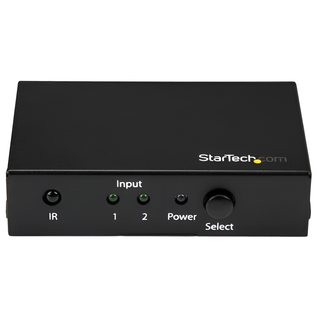 StarTech.com Switch Conmutador HDMI de 2 Puertos - Selector HDMI 4K 60Hz Ultra HD