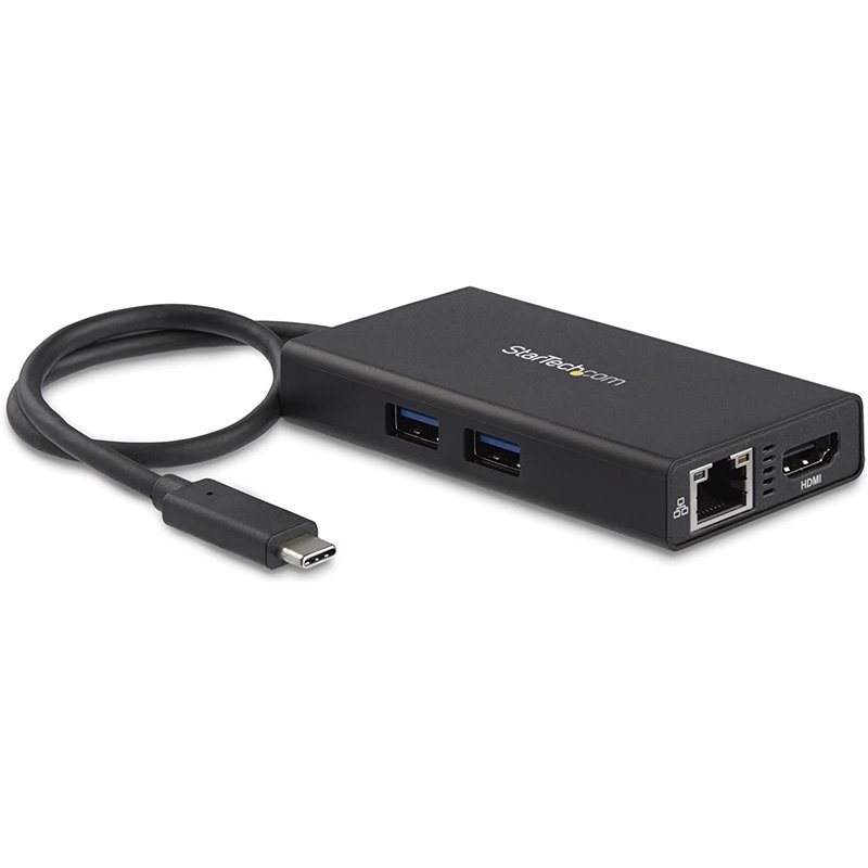 PUERTO REPLICADOR USB-C Startech HDMI + RJ45 + 2XUSB 3.0 + USB-C