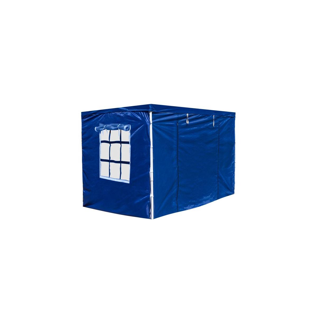 Regalos Miguel - Packs Laterales Carpas Plegables - Pack 4 Laterales para Carpas 3x3 Eco 2L1V1P - Azul