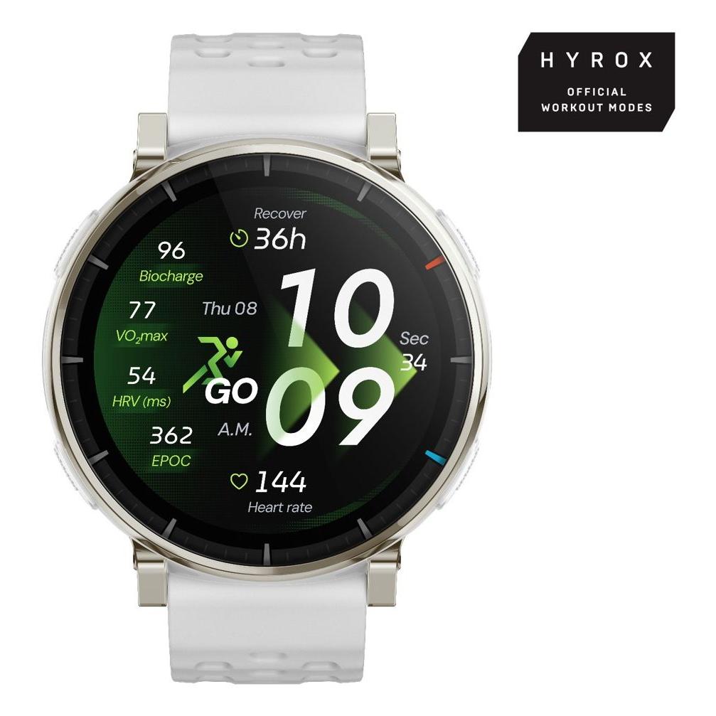 Amazfit Active 3 Premium GPS Smartwatch Blanco (Aero White)