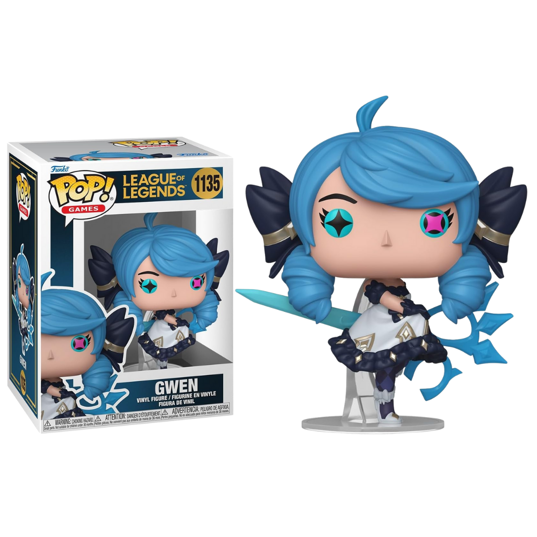 FUNKO POP! LEAGUE OF LEGENDS – GWEN, 86110, Nº 1135, TIENDA CON LICENCIA OFICIAL, ENVIO EN 24-48 HORAS EN PENÍNSULA, FIGURA, CABEZÓN, MUÑECO, JUGUETES, VIDEOJUEGO, AVENTURAS