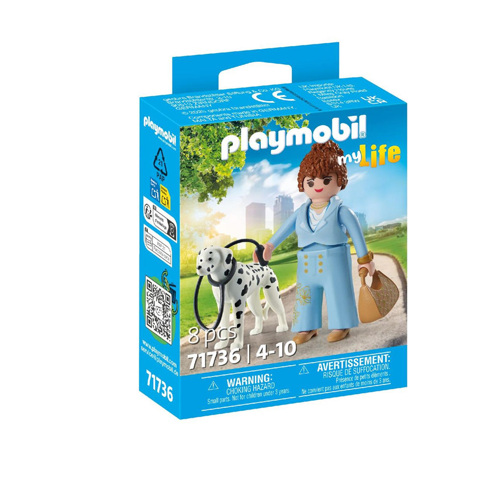 Figura Manager con Dálmata Playmobil My Life. (71736)