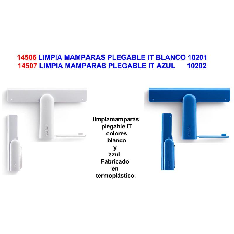 Limpia mamparas plegable it azul 10202 (caja 12 unidades)
