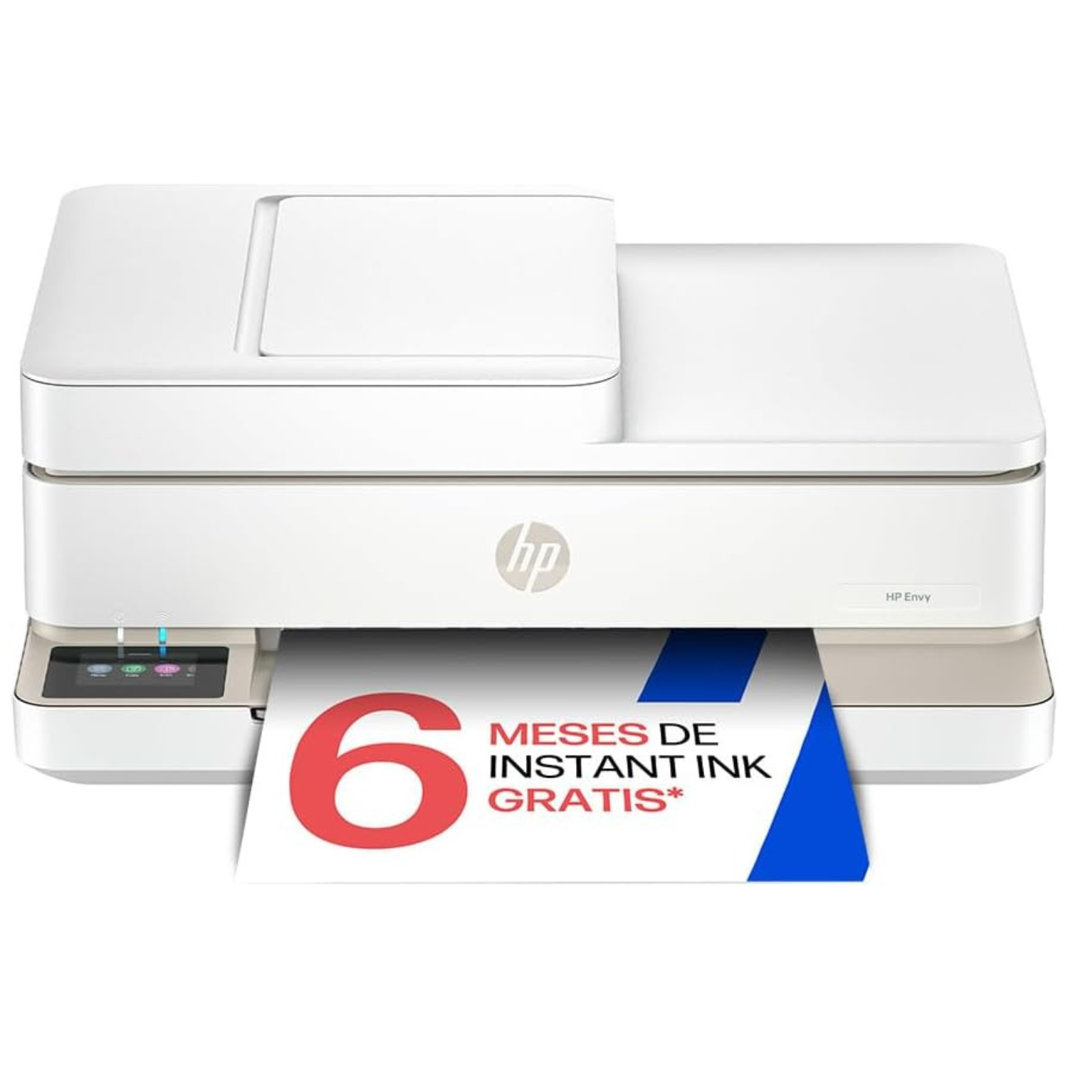 HP Envy 6520e Impresora Multifunción de Inyección de Tinta A4 | Imprime, Copia (Blanco / Negro y Color) y Escanea | Wi-Fi | Alimentador Automático Hasta 35 Hojas, Fax Móvil, Dúplex (Impresión a Doble Cara Automática), ADF - 6 Meses de Instant Ink - 714N9B