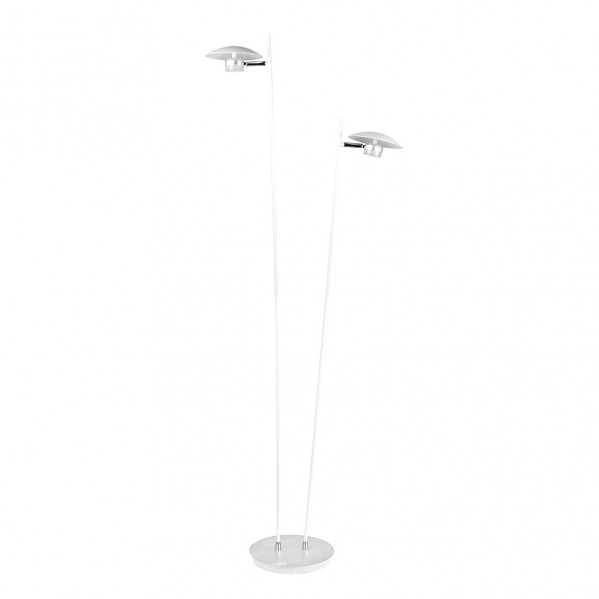 Pie salon ciudad del cabo 2l 12w 4000k blanc/plata150x30x25 cm 1080 lm dirigible y orientable