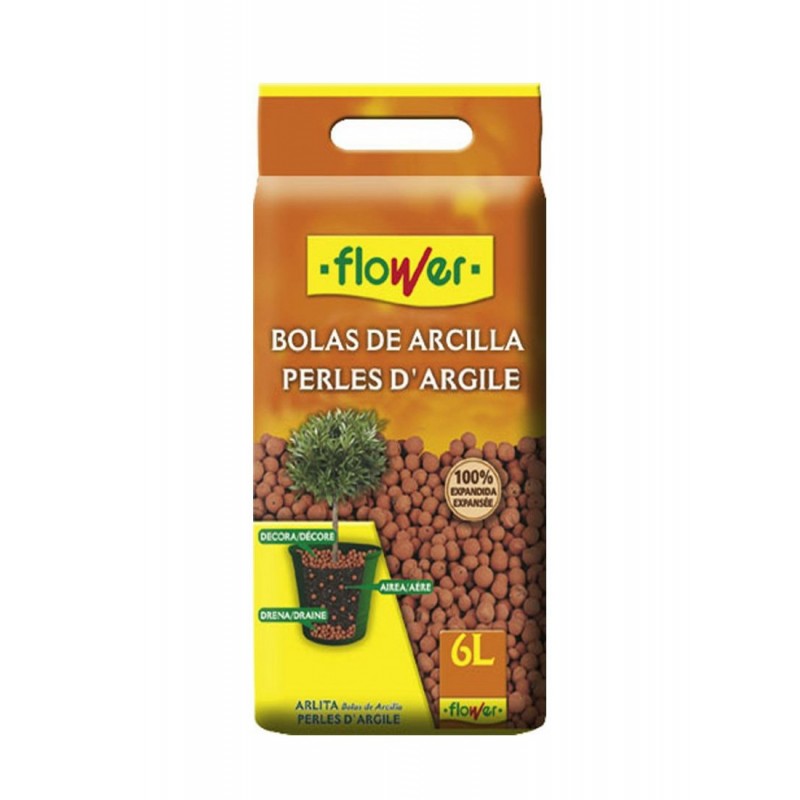 Bolas de arcilla arlita 6 litros Flower