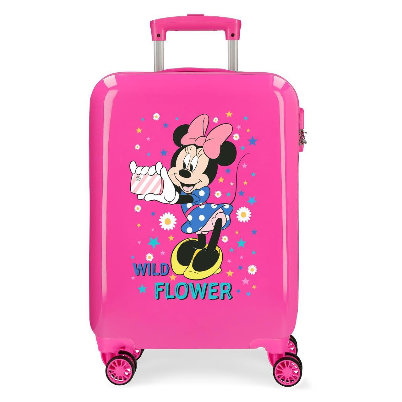 Maleta de cabina Disney Minnie Wild Flower 55x34x20cm