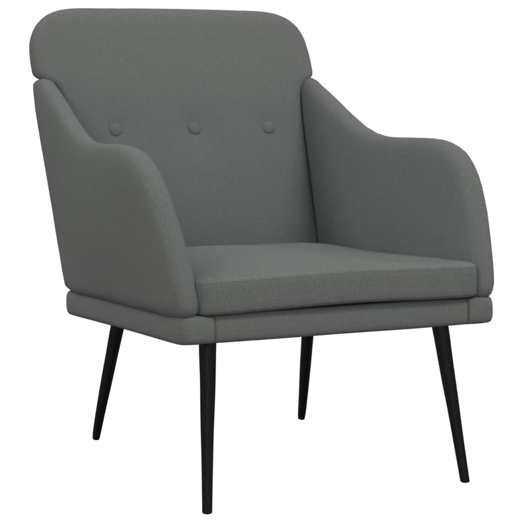 vidaXL Sillón de tela 63x76x80 cm