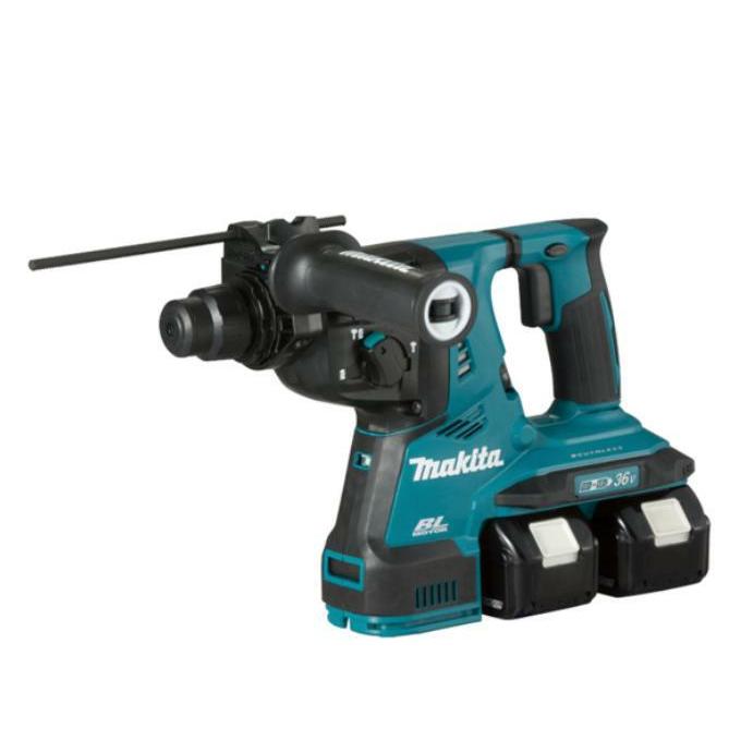 Makita DHR280PT2J Martillo ligero SDS PLUS BL 18Vx2 LXT 28 mm, Multicolor