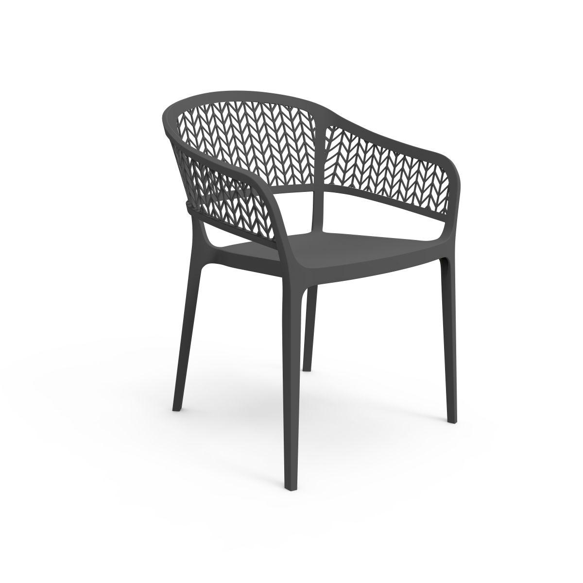 SP-Berner pack de 4 Sillas Saona – Silla de Exterior Resistente, Apilable y Ligera para Jardín, Terraza o Piscina – Diseño Ergonómico y Gran Durabilidad