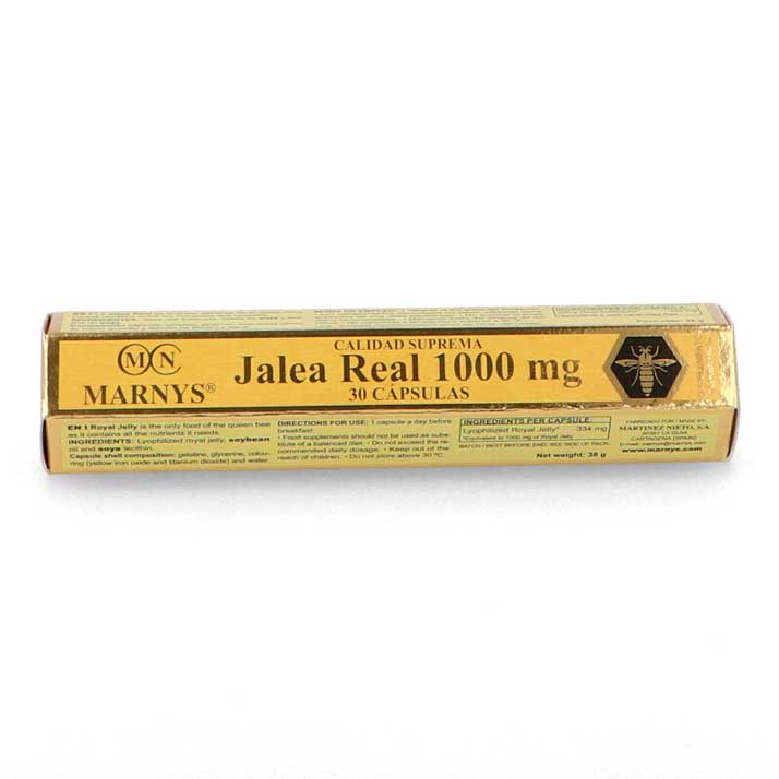 Marnys Jalea Real 1000Mg. 30Cap. - Complemento Alimenticio - Energía Adicional